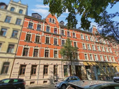 Vermietete 2-Zimmer-Dachgeschosswohnung mit Blick über Chemnitz