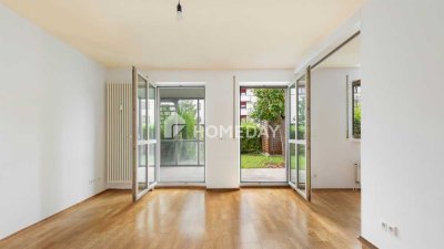 Sofort verfügbar: Gepflegte 3-Zimmer-Wohnung mit Wintergarten, Terrasse, Garten und Tiefgarage