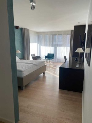 Ab MAI Ein-Zimmer-Apartment, vollmöbliert, zentrale Lage in Karlsruhe Durlach, voll ausgestattet