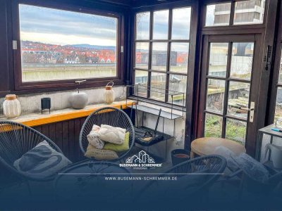 Penthouse-Maisonette mit Wintergarten und Dachterrasse im Ihme-Zentrum Hannover