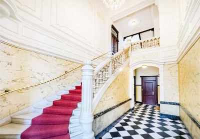 6.886,- pro QM- HERRSCHAFTLICHE 3,5 METER STUCK-WOHNUNG - dicht Viktoria-Luise-Platz