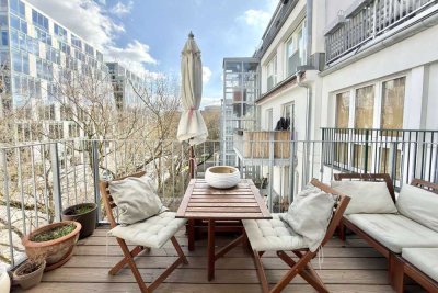Sonnenbalkon, Wintergarten und Freiblick auf den Fernsehturm!