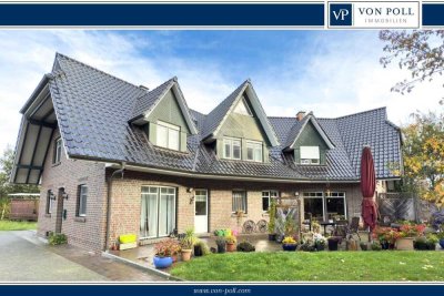 Exklusives Wohnen & Arbeiten: Attraktives Einfamilienhaus mit Gewerbeanteil