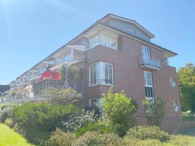 Vermietete Maisonette-Eigentumswohnung mit Balkon und Einbauküche in Oberneuland