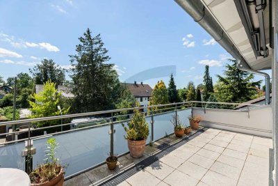 Moderne Dachgeschosswohnung mit Terrasse in Waldperlach