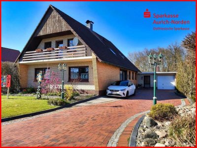 Großzügiges Einfamilienhaus in Wiesmoor
Raumwunder in der Nähe des Ottermeers!