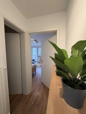Neu möbliertes Studio-Apartment mit Balkon und Burgblick in Nürnberg-Wöhrd