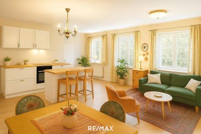 Wohnen, wo Baden am schönsten ist – -Zentrale 3-Zimmer-Wohnung mit Atelier-Charme