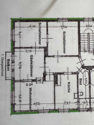 Schöne renovierte Altbauwohnung mit hohen Decken in Bielefeld