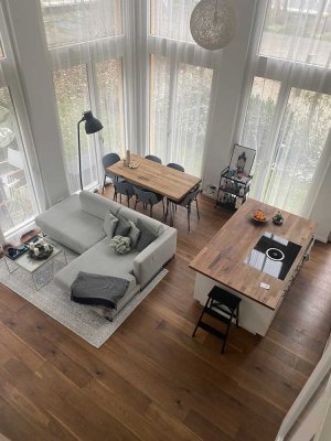 Helle 3-Zimmer Maisonette-Wohnung mit Garten in Schwabing-West