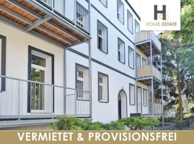 Vermietete große Wohnung in grüner  Umgebung & Provisionsfrei