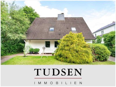 Einfamilienhaus - am Ende der Straße beginnt die Natur.