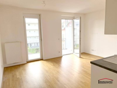 2-Zimmer-Neubauwohnung mit großem Balkon nahe der FH Joanneum!