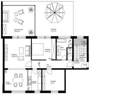 Großzügige Wohnung mit Top-Ausstattung