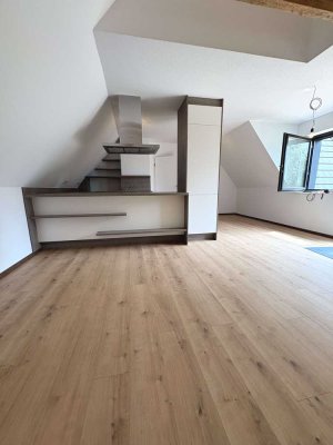 Erstbezug nach Sanierung! 2 Zimmerwohnung mit Einbauküche und großer Dachterrasse!