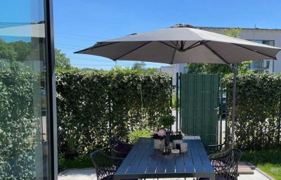Wunderschöne EG-Wohnung. m. Garten, hochw. Ausstattung, Aufzug, Design Bad, Do-Hohenbuschei