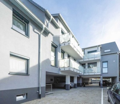 Moderne, helle Neubauwohnung in offener Bauweise – KfW-40-Standard