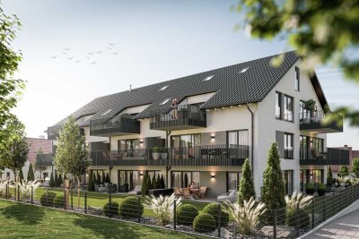 Lichtdurchflutete Neubauwohnung | 2 Zimmer, Aufzug, TG