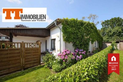 TT bietet an: Ebenerdiges Wohnen in idyllischer Lage  Bungalow in Schortens-Middelsfähr!
