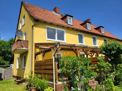 Nienburg, 4 Zimmer Wohnung mit Balkon und eigenem Gartenanteil