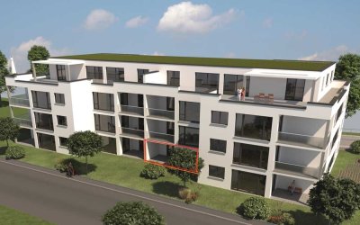 4 Zimmer Neubauwohnung mit Terrasse und Gartenanteil