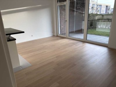 Luxuriöse 2-Zimmer Wohnung mit Terrasse und Garten in Mülheim -Holthausen ,