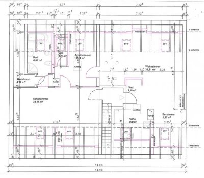 Stilvolle, gepflegte 3-Zimmer-Dachgeschosswohnung mit Einbauküche in Dachau