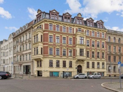 Charmante 2-Zimmer-Wohnung in denkmalgeschütztem Altbau in Leipzig Zentrum-Nordwest