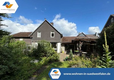 Einfamilienhaus mit sonnigem Grundstück in zentraler Lage von Netphen!