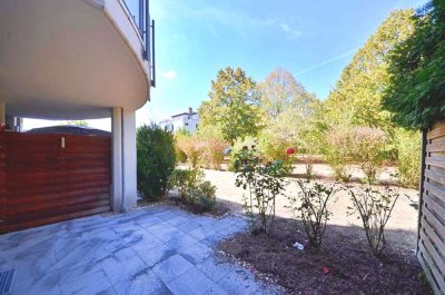 Großzügige Erdgeschosswohnung mit Terrasse/ Garten, Keller & Garage
