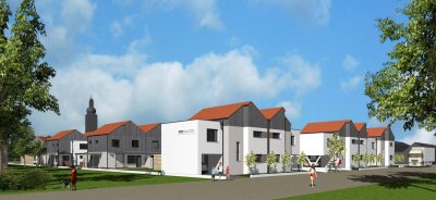 Reihenhäuser in Sankt Andrä am Zicksee, Hauptstraße