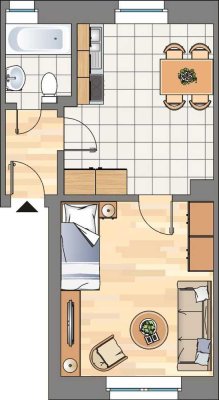 1-Zimmer-Wohnung in Bochum Riemke