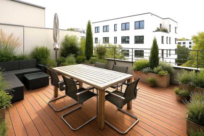 Über den Dächern Frankfurts: Exklusives Penthouse mit Taunusblick