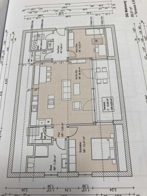 Helle 3-Zimmer Dachgeschosswohnung mit Dachterrasse in Gangkofen