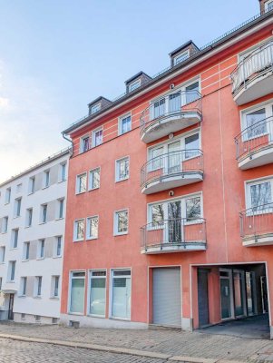 Großzügige Eigentumswohnung zum Selbstausbau, zentrumsnah 2 Balkone, Stellplatz