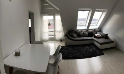 Gepflegte 3-Zimmer-Maisonette-Wohnung mit Balkon und Garagenstellplatz in Notzingen