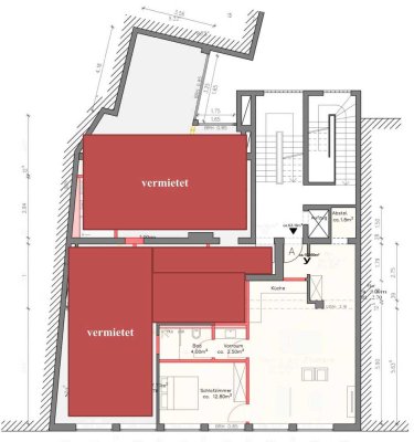 Modernisierte Wohnung mit neuer Einbauküche ab sofort zu mieten!