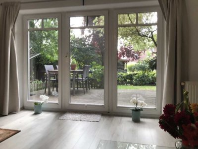 Wohnen auf Zeit. Möblierte Wohnung mit Terrasse/Garten in Hollenstedt