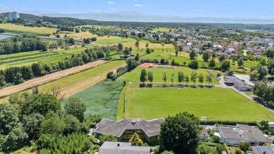 Sonnige, großzügige Wohnung mit traumhaftem Alpenblick, Terrassengarten und Aufzug