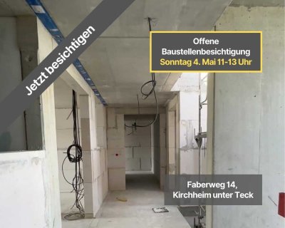 Kirchheim Whg 12: Schöne 3-Zimmer-Wohnung mit Balkon im 1. OG