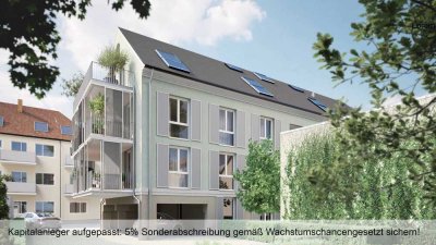 Neubau Erstbezug * 4-Zimmer-Wohnung mit großzügigem Balkon * 5% degressive AfA möglich