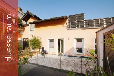 Hamm: gepflegte 2-Zimmerwohnung im EG eines Anbaus mit großer Sonnenterrasse, nähe Medienhafen