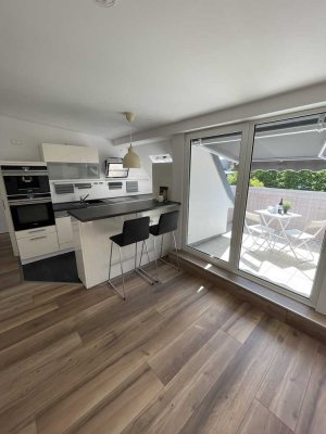 Schickes Studioapartment mit Dachterrasse in Niederschönhausen
