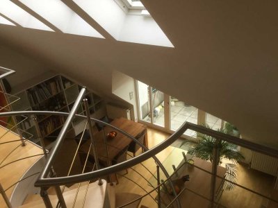 Einzigartige Maisonette Wohnung in offener Bauweise über den Dächern von Hannovers Südstadt