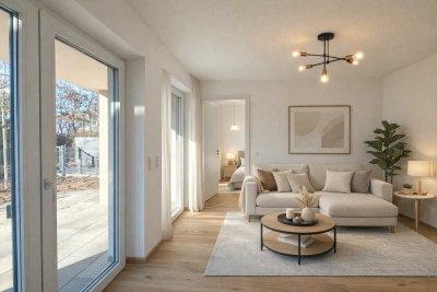 Erstbezug - Helle 2-Zimmer-Gartenwohnung