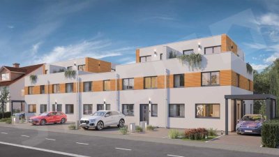 Neubau in Top-Lage Langen - Persönliches Mittelhaus inkl. Grundstück, Dachterrasse & QNG-Fördero