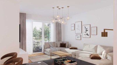 3-Zimmer Neubauwohnung mit Einbauküche im EG