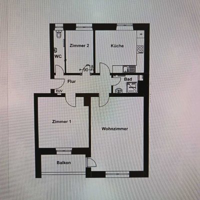 3-Zimmer-Familienwohnung mit Loggia