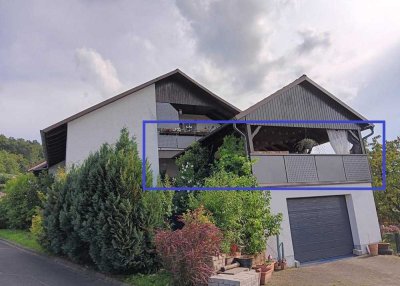 4-Zimmer-EG-Wohnung mit großer Dachterrasse in Bad Bocklet / Roth an der Saale