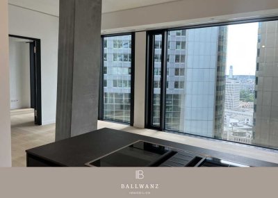 OMNITURM: Exklusive 2-Zimmer-Wohnung mit Weitblick